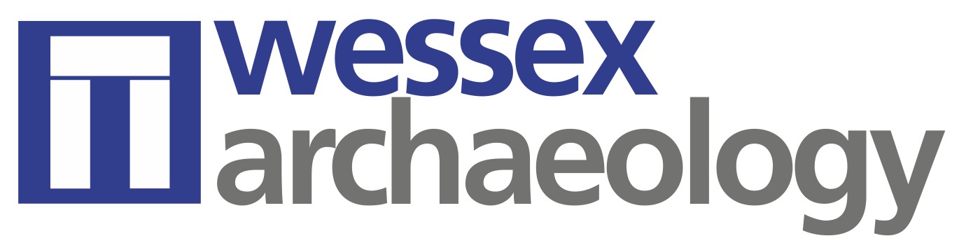 Wessex Archaeology logo, featuring a Stonehenge Trilithon design